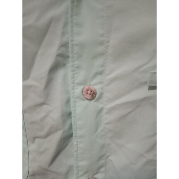 Columbia PFG Bahama Shirt Men 2XL Blue Vented Fishing Short Sleeve Button Up - Picture 4 of 14